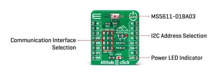 Mikroe Altitude 6 Click Mikroe Altitude 6 Click